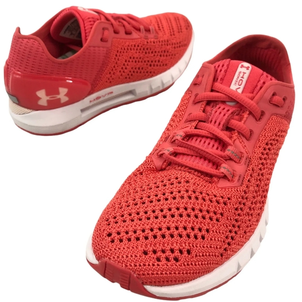 EUC Under Armour Womens 5 EU 35.5 Hovr Sonic 2 Knit Shoes Orange 3021588-600